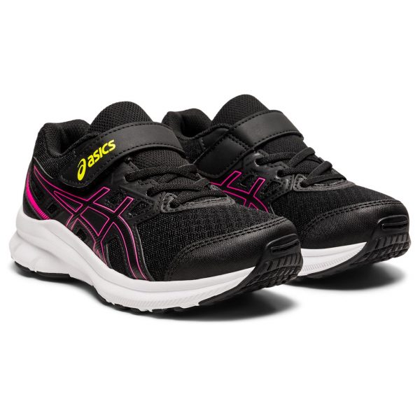 Asics Jolt 3 PS Αθλητικό παπούτσι μαύρο με ροζ